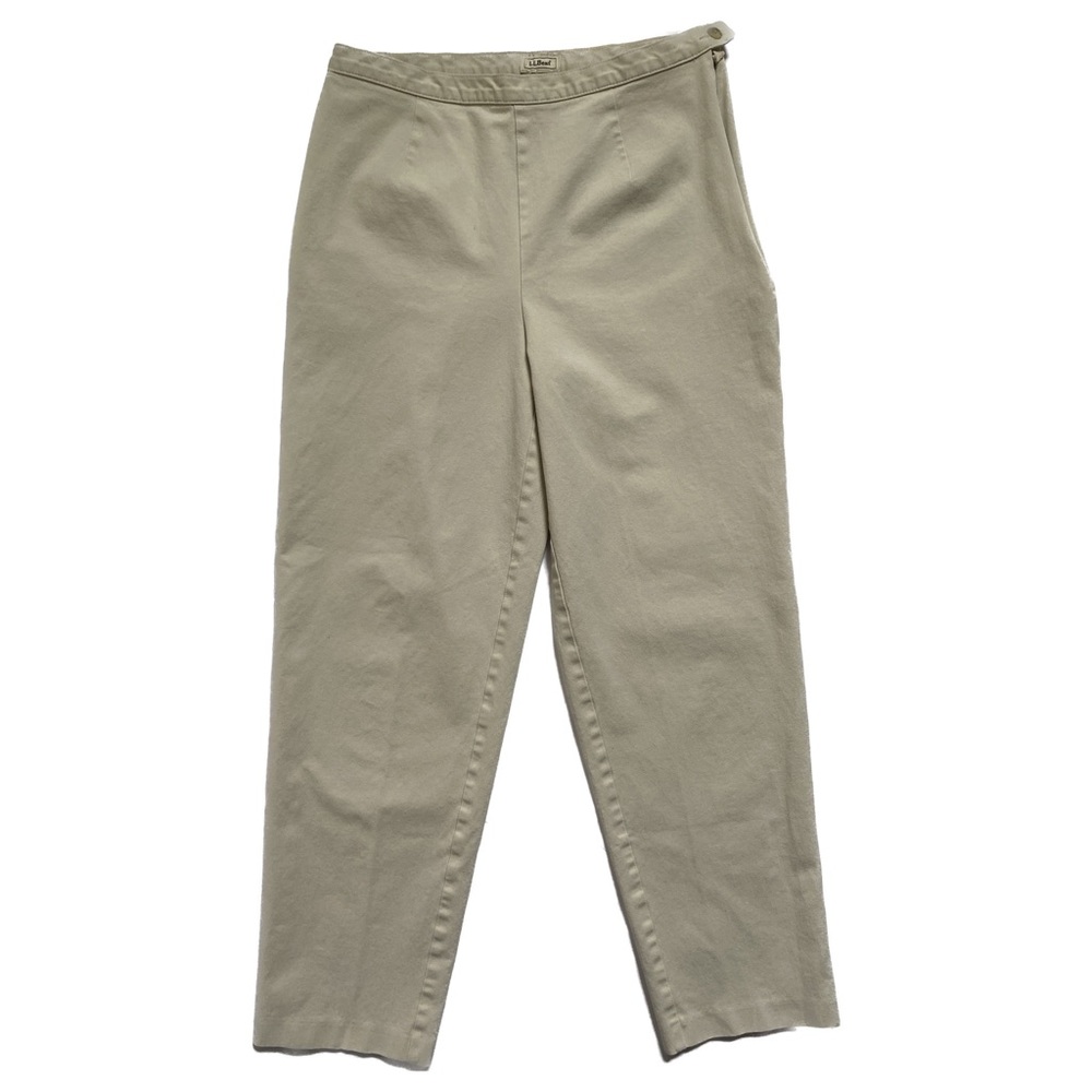 LL BEAN Tapered Leg Khaki Chinos